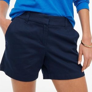 J.Crew Chino shorts 5” inseam navy size 10